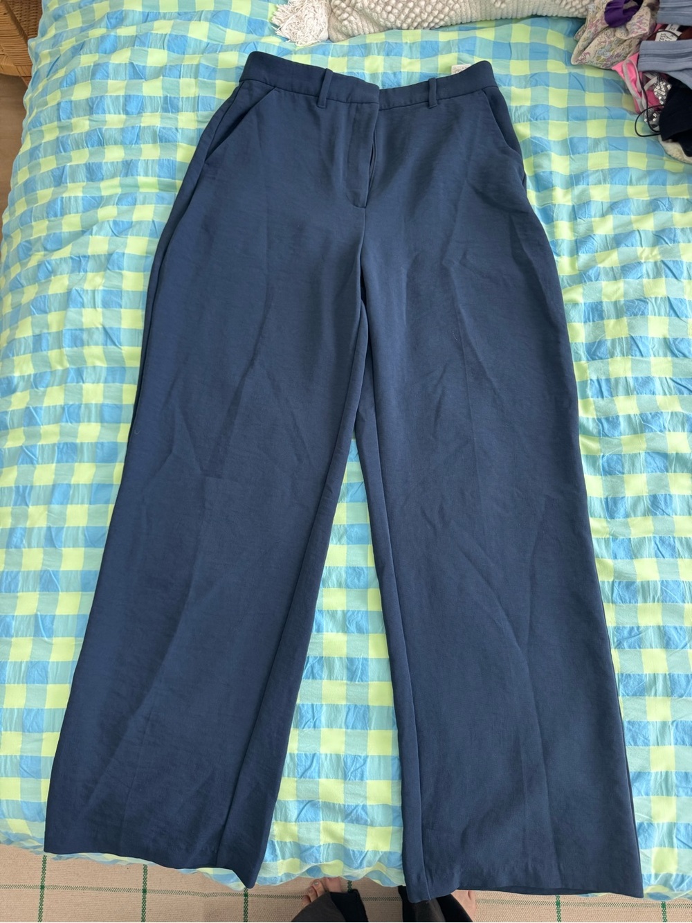 Abercrombie & Fitch Navy Blue Women's Pants